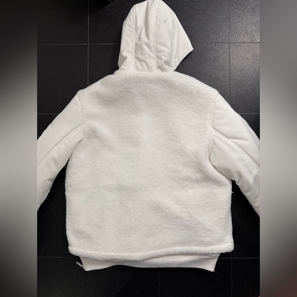 [NWT] Adidas x IVY PARK Unisex Icy Park 1/2 Zip Sherpa Hoodie Jacket | White - Picture 5 of 7